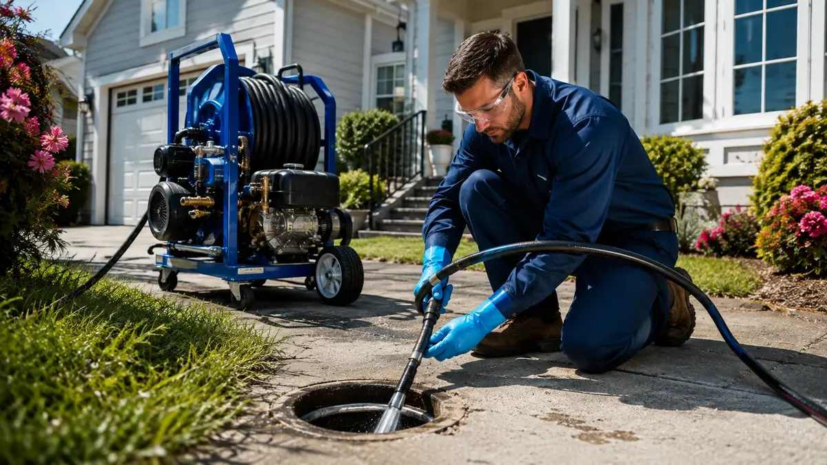 Residential Hydro Jet Drain Cleaning in Los Olivos