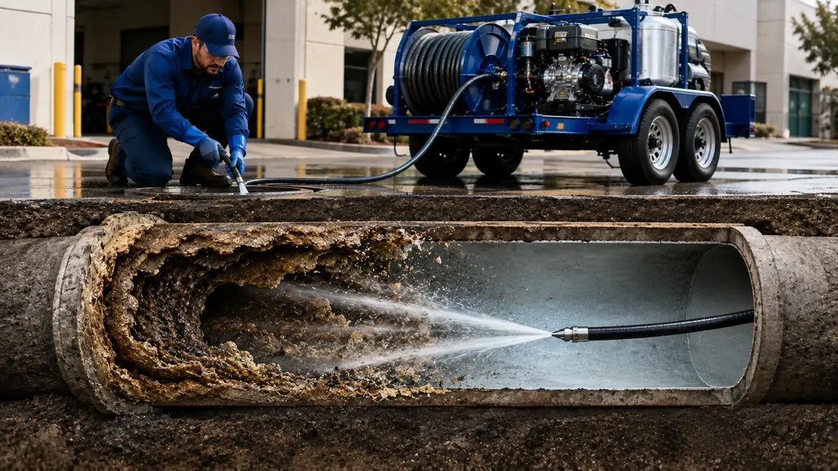 Sewer Pipe Descaling in Los Olivos